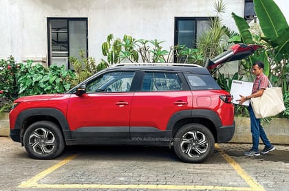2022 Maruti Suzuki Brezza side.