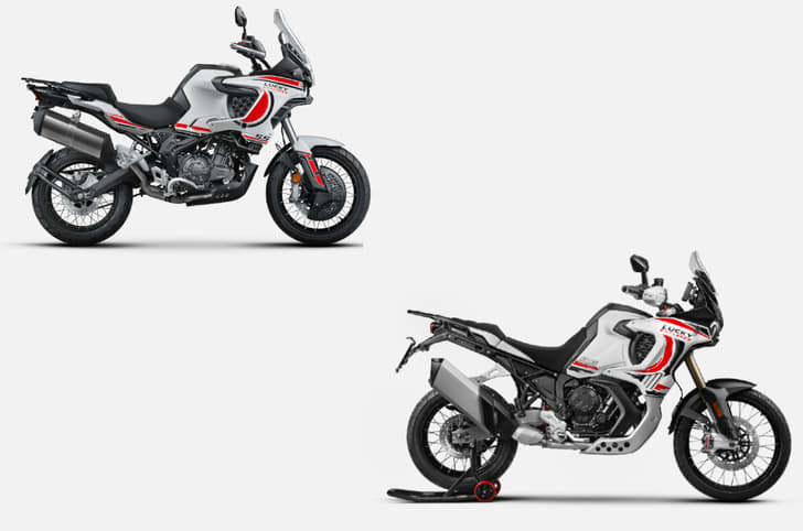 MV Agusta Lucky Explorer 5.5 and 9.5 adventure bikes.