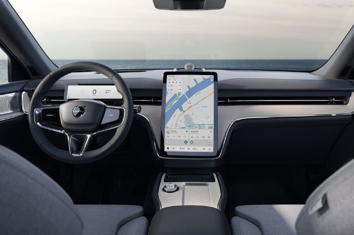 Volvo ex90 dashboard 