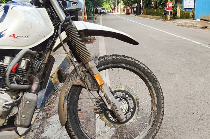 Hero Xpulse front suspension