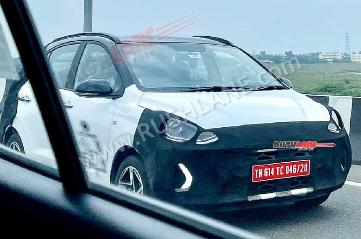 2023 Hyundai Grand i10 Nios facelift spy photos