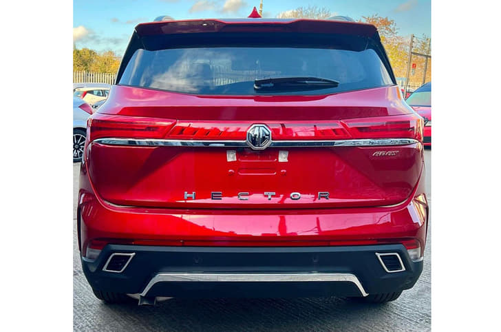MG Hector facelift rear