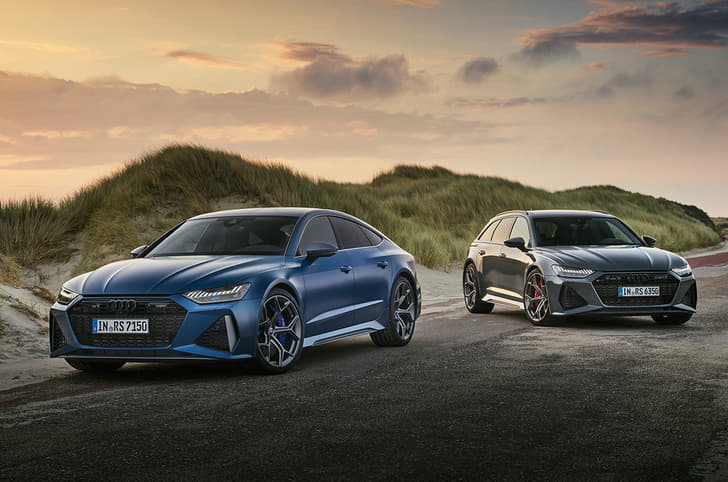 Audi RS7, RS6 Avante Peformance front quarter.
