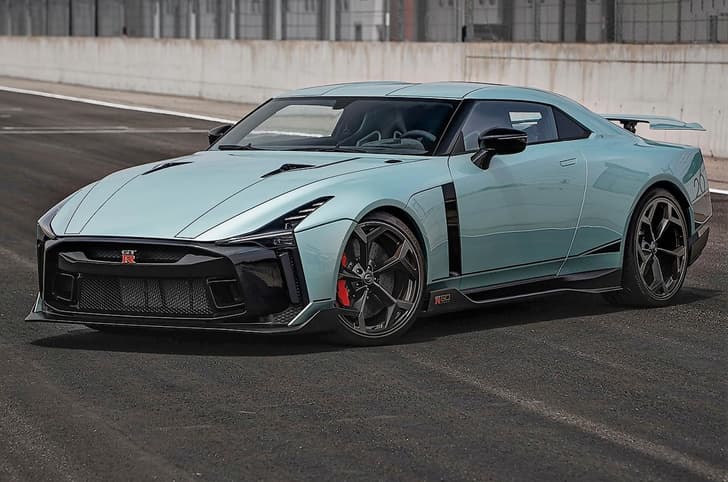 Nissan GTR 50 front-three quarter.