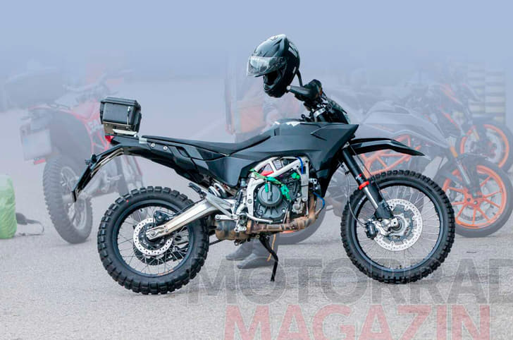 Next gen KTM 390 Adventure spotted alongside 390 Enduro.