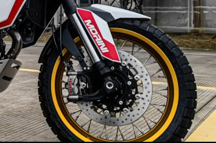 Moto Morini X-Cape 1200 adventure bike spotted.