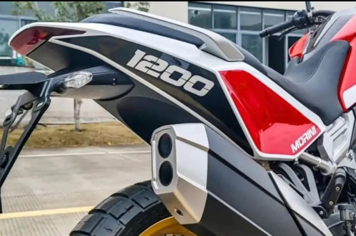 Moto Morini X-Cape 1200 adventure bike spotted.