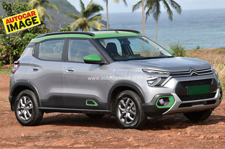 Citroen eC3 rendering 