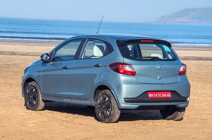 2022 Tata Tiago EV rear quarter