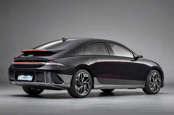 2022 Hyundai Ioniq 6 rear quarter.