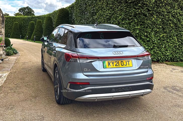 2022 Audi Q4 e-tron rear quarter