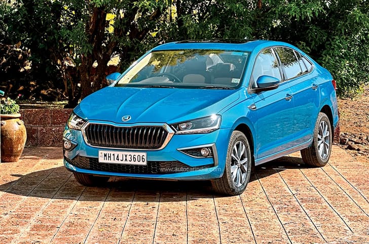 Skoda Slavia front quarter
