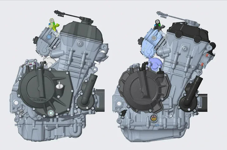 KTM RC 990, 990 Duke, 990 Adventure engine revealed.