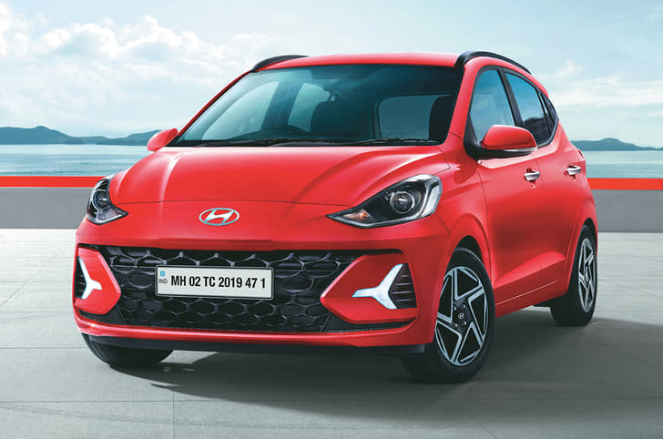 2023 Hyundai Grand i10 Nios facelift front quarter.