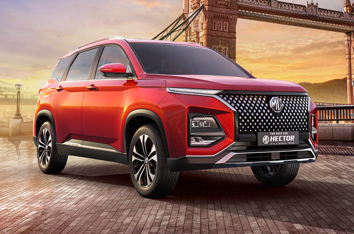 2023 MG Hector front quarter