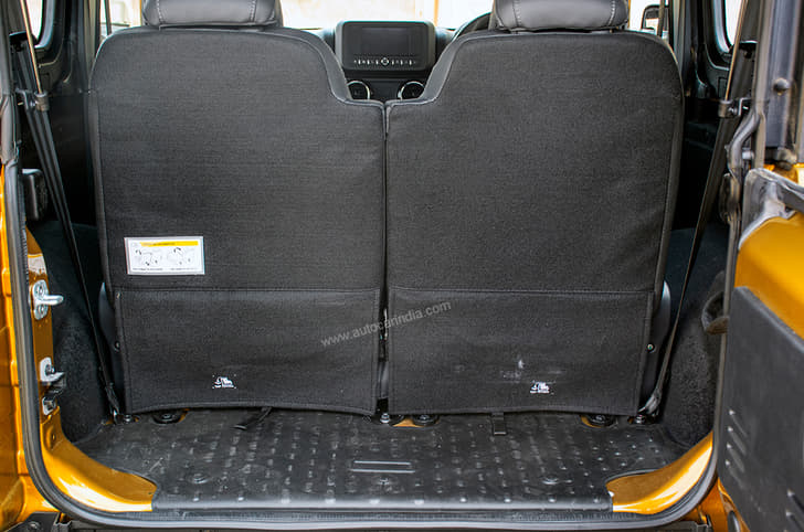 2023 Mahindra Thar 4X2 boot