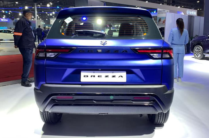 Brezza CNG rear