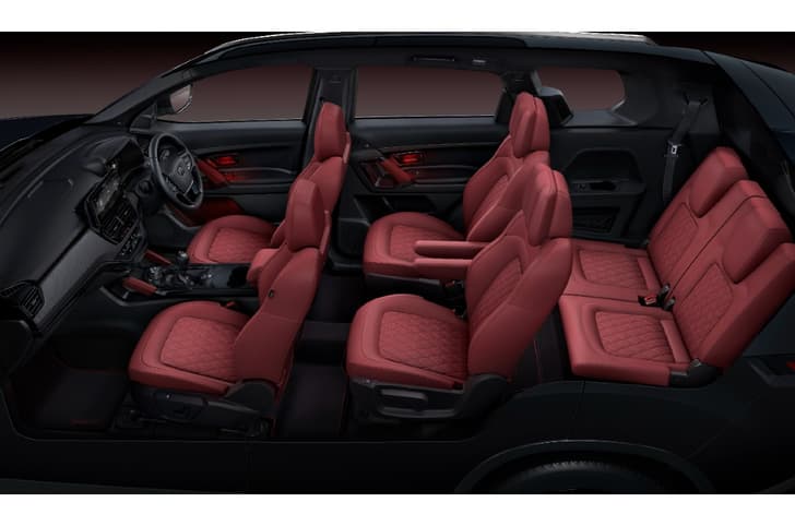 Tata Safari Red Dark Edition Auto Expo 2023