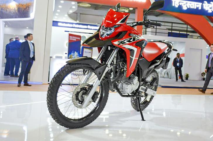 Honda XRE 300 at Auto Expo 2023, gets flex-fuel tech.
