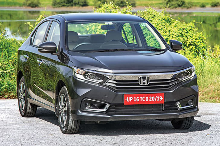 Honda Amaze front quarter.
