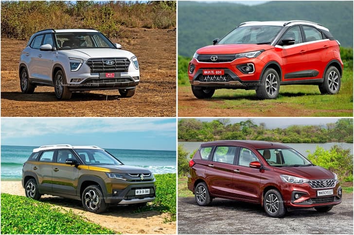 Highest selling MPV, SUVs