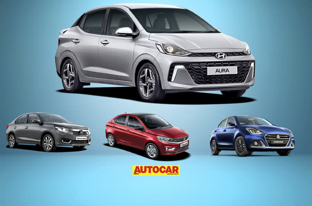 Hyundai Aura vs rivals: specifications compared