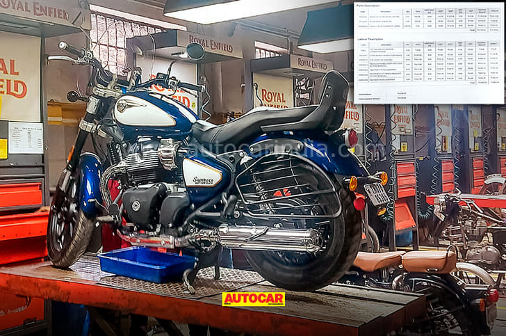 Royal Enfield Super Meteor 650 first service cost revealed