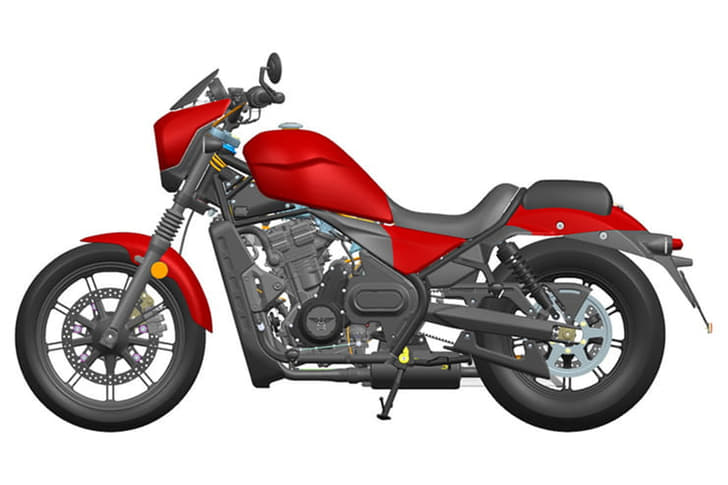 Moto Morini 650cc cruiser