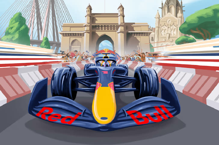 Red Bull F1 Mumbai showrun