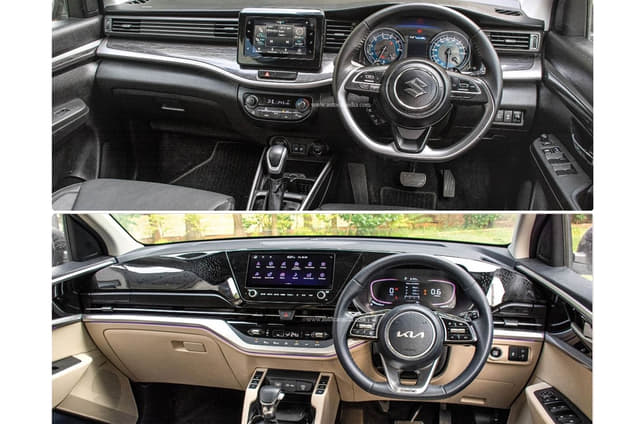 Maruti Suzuki XL6 vs Kia Carens comparison: six-seat showdown
