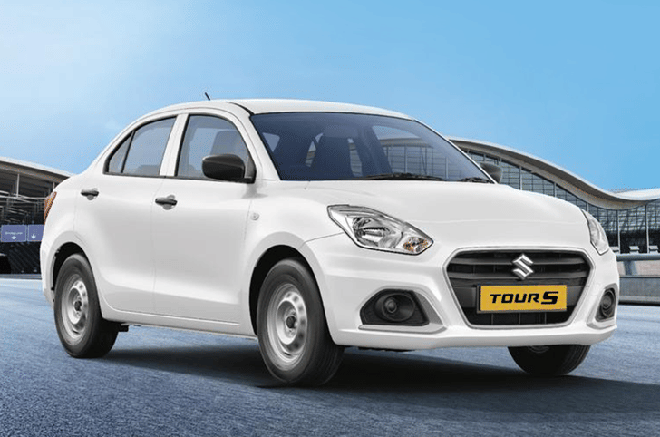 New Maruti Suzuki Dzire Tour CNG front tracking