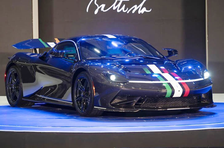 Pininfarina Battista front quarter 