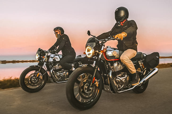 Royal Enfield Interceptor 650 Lightning edition, Continental GT 650 Thunder edition.