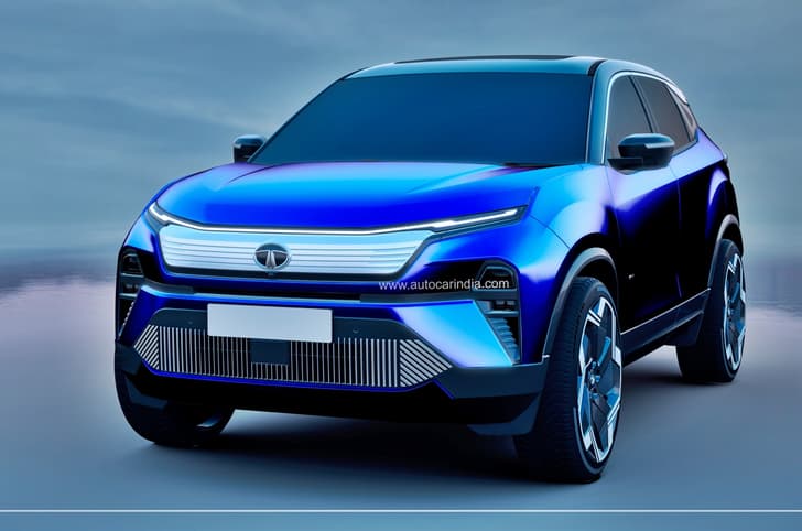 Tata Safari facelift rendering