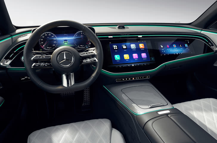 Mercedes E-class MBUX screen