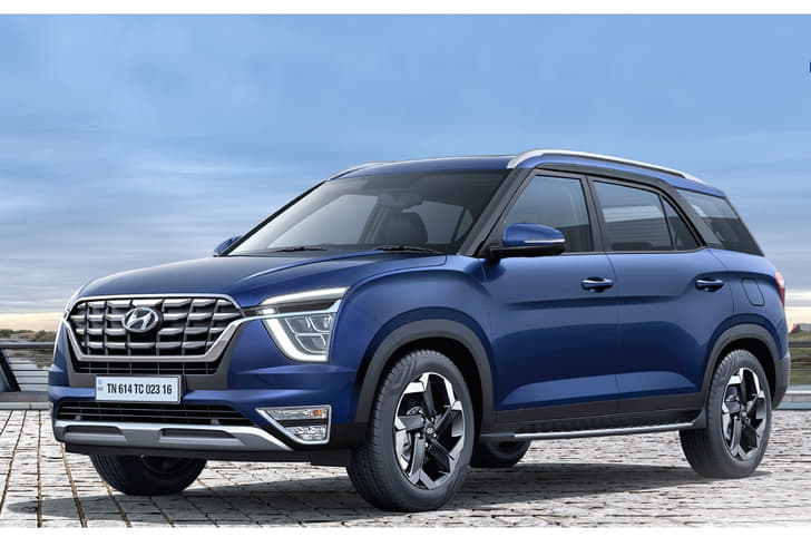 Hyundai Alcazar facelift front quarter