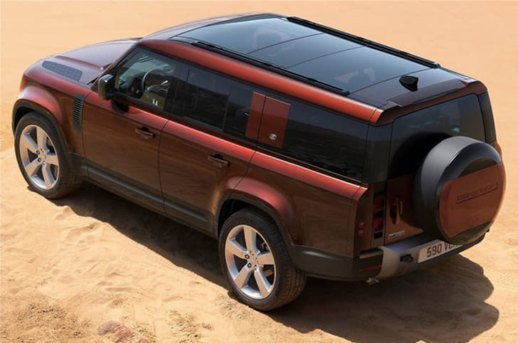 Land Rover Defender 130 rear quarter 