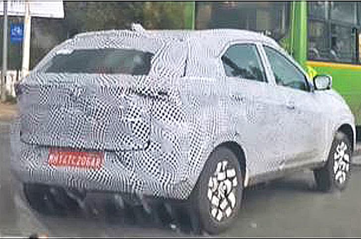 Tata Nexon facelift spied
