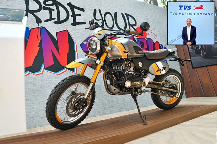 New TVS 225cc-350cc bikes: price, India launch details.