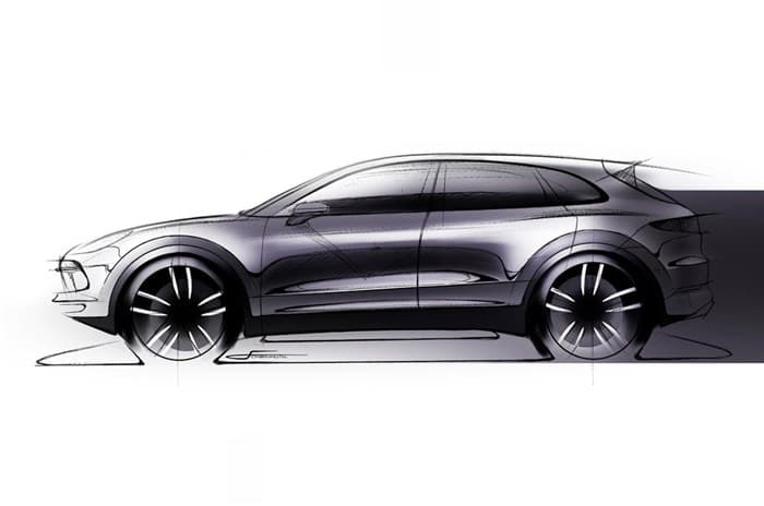 Porsche Cayenne side 
