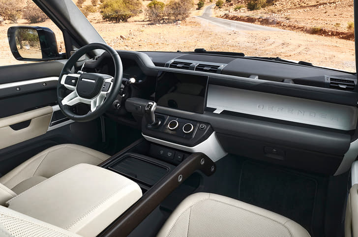 Land Rover Defender 130 interior