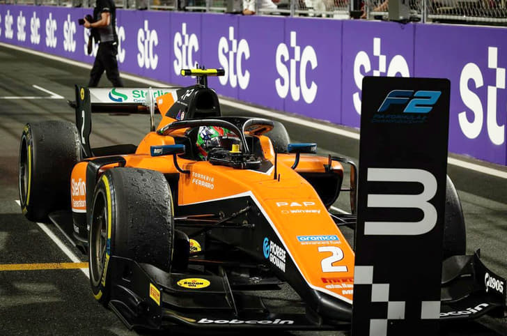 Jehan Daruvala F2 Saudi Arabia sprint race