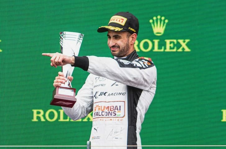 Kush Maini Formula 2 podium in Australia