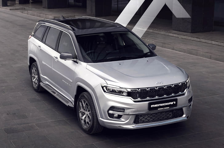 Jeep Meridian X front quarter