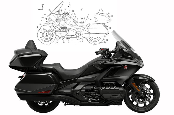 Honda Gold Wing price, self-balancing technology in the works.
