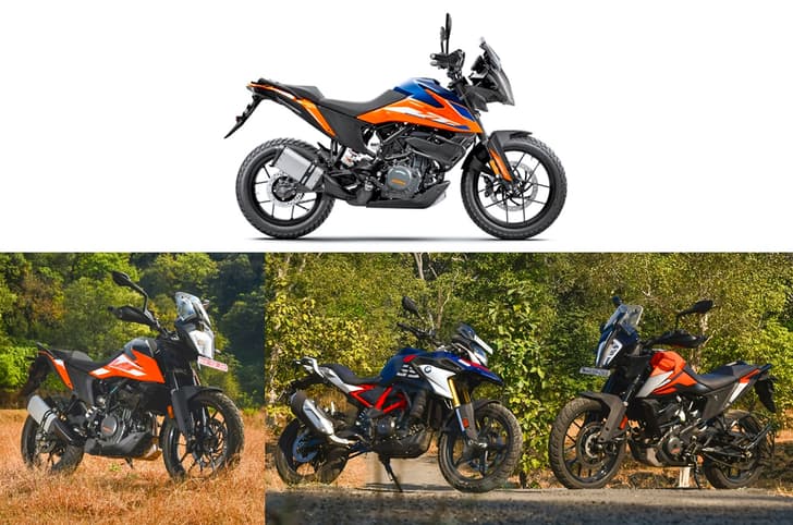 KTM 390 Adventure X vs rivals: specifications comparison.