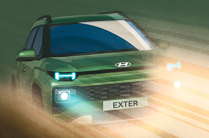 Hyundai Exter design render