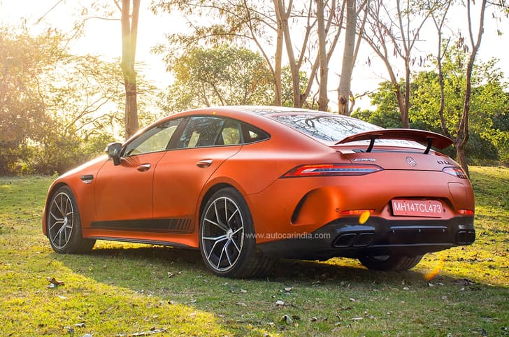 Mercedes AMG GT 63 S E Performance rear quarter