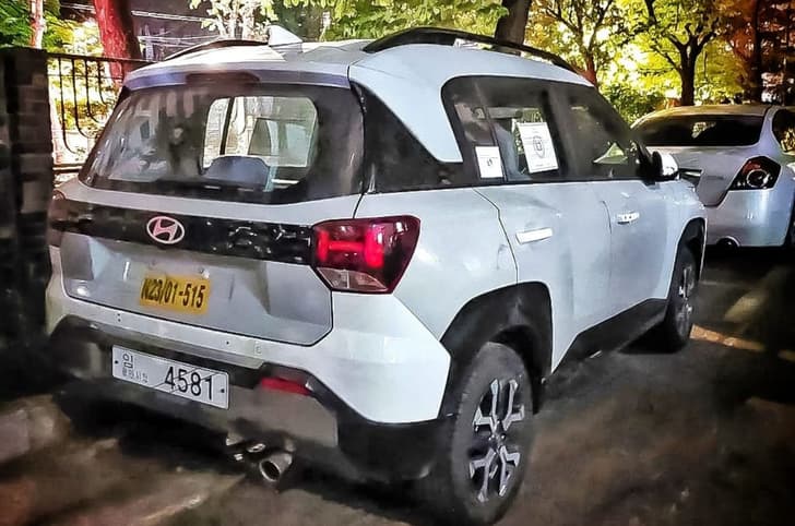 Hyundai Exter Rear view