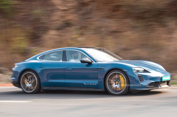 Porsche Taycan Turbo S front